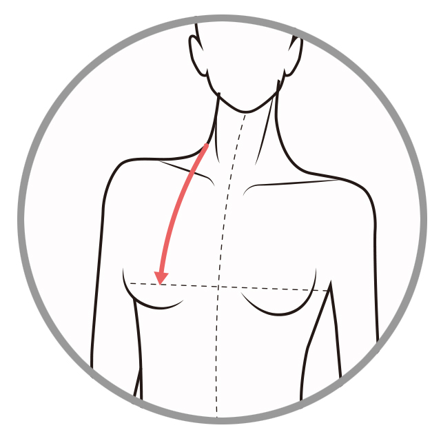Shoulder to Bust Point